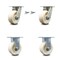 Service Caster 5 Inch Kingpinless Nylon Wheel Caster Swivel Locks 2 Rigid, 2PK SCC-KP30S520-NYR-BSL-2-R-2 - alternate 1